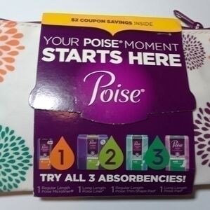 Poise Multi Absorbencies Trial Pack Pouch